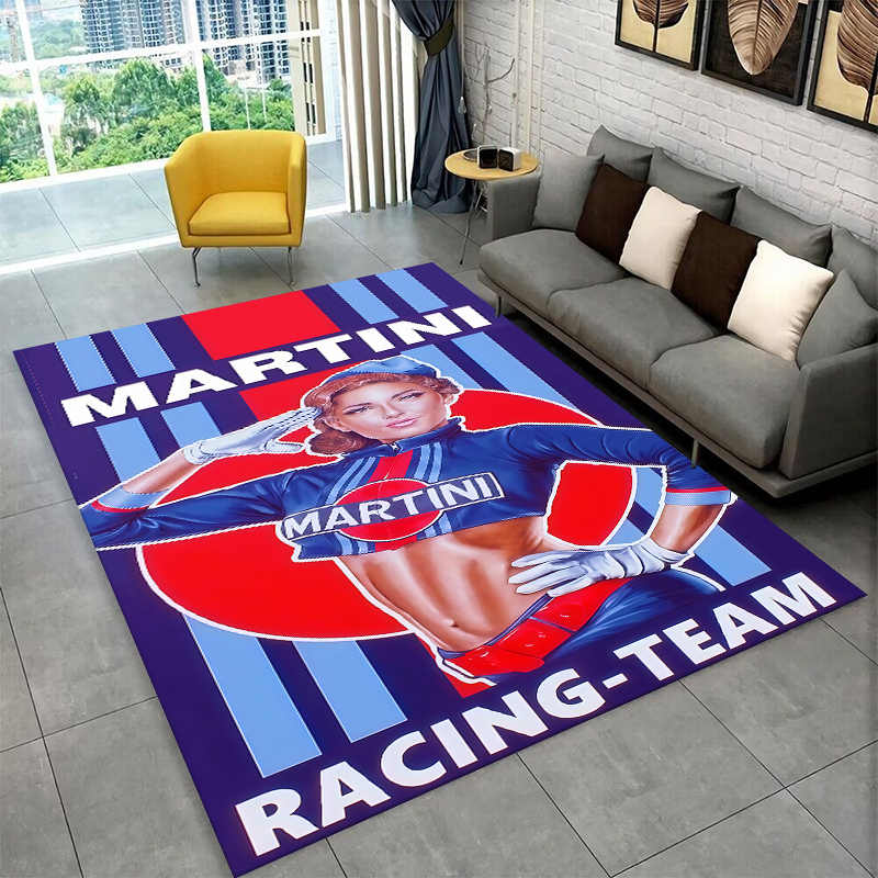 Kids Outdoor Area - Racing Car M-Martini Moto Non-Slip Area