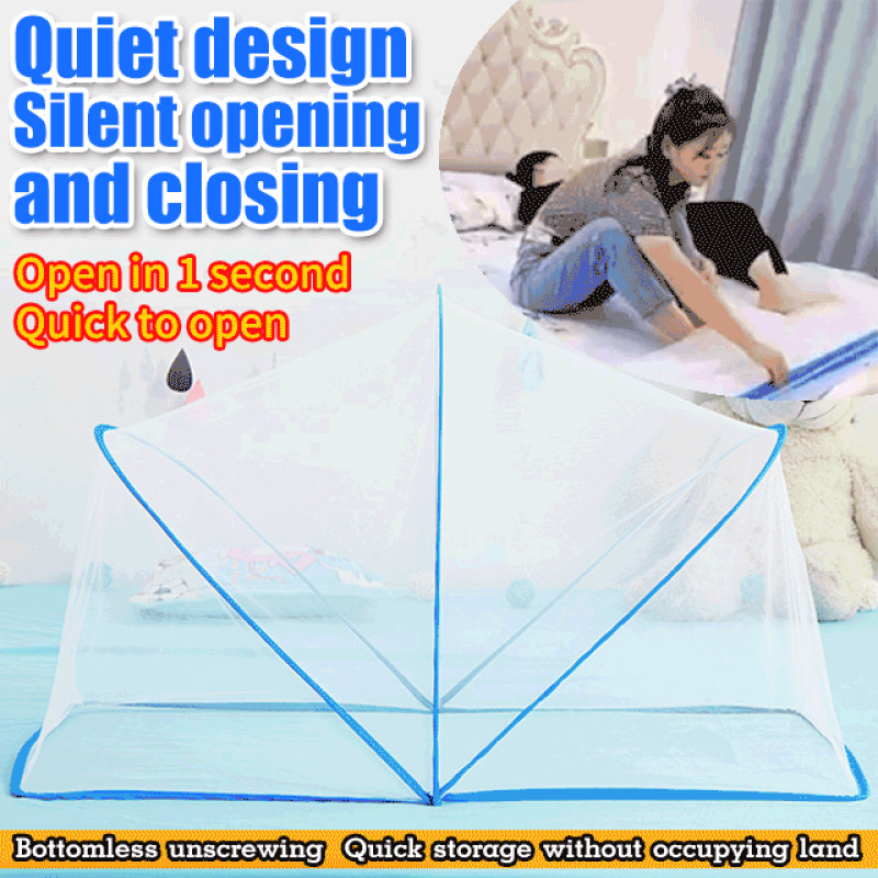 Kids Outdoor Daybed - 【Easy Setup Foldable】Student Dorm Mosquito Net