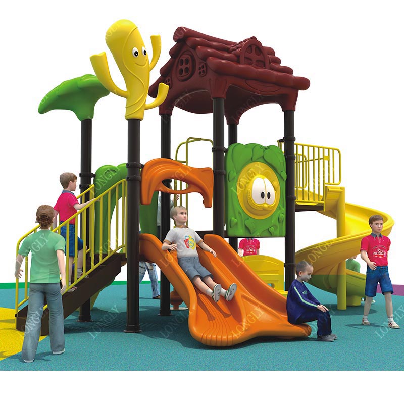 Kids Outdoor Area - Outdoor Playground Plastic Slide for Kids