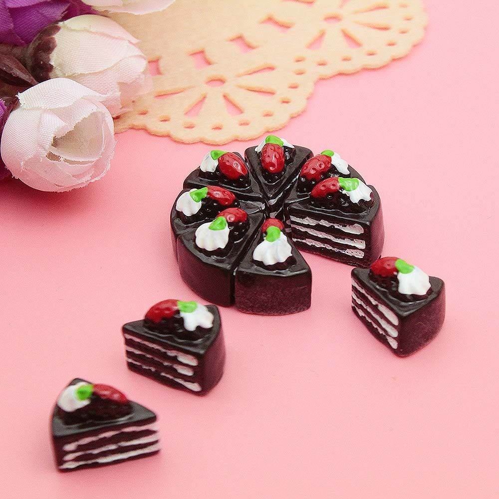 Kids Outdoor Kitchen Set - Dollhouse Accessories Ornament Craft Cake Miniature