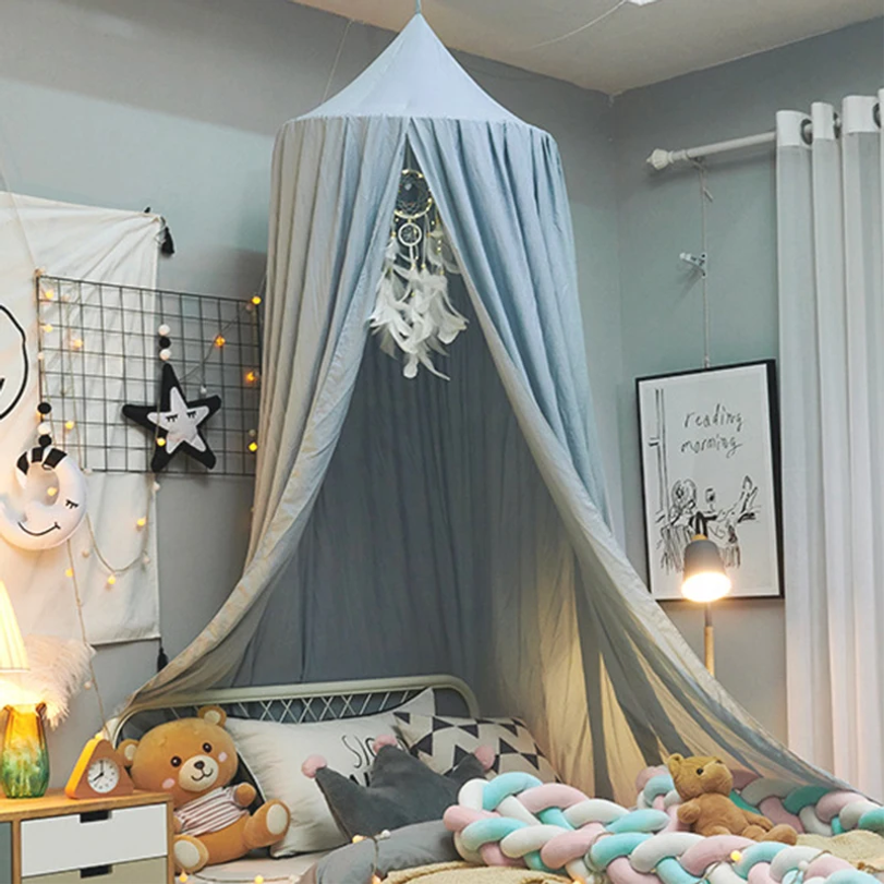 Kids Outdoor Daybed - Dome Bed Curtain Children's Windscreen Crib