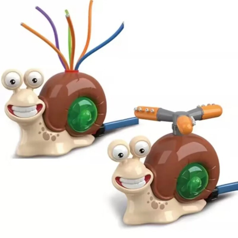 Kids Outdoor Yard Tools - Water Spray Outdoor Toy Snail Sprinkler