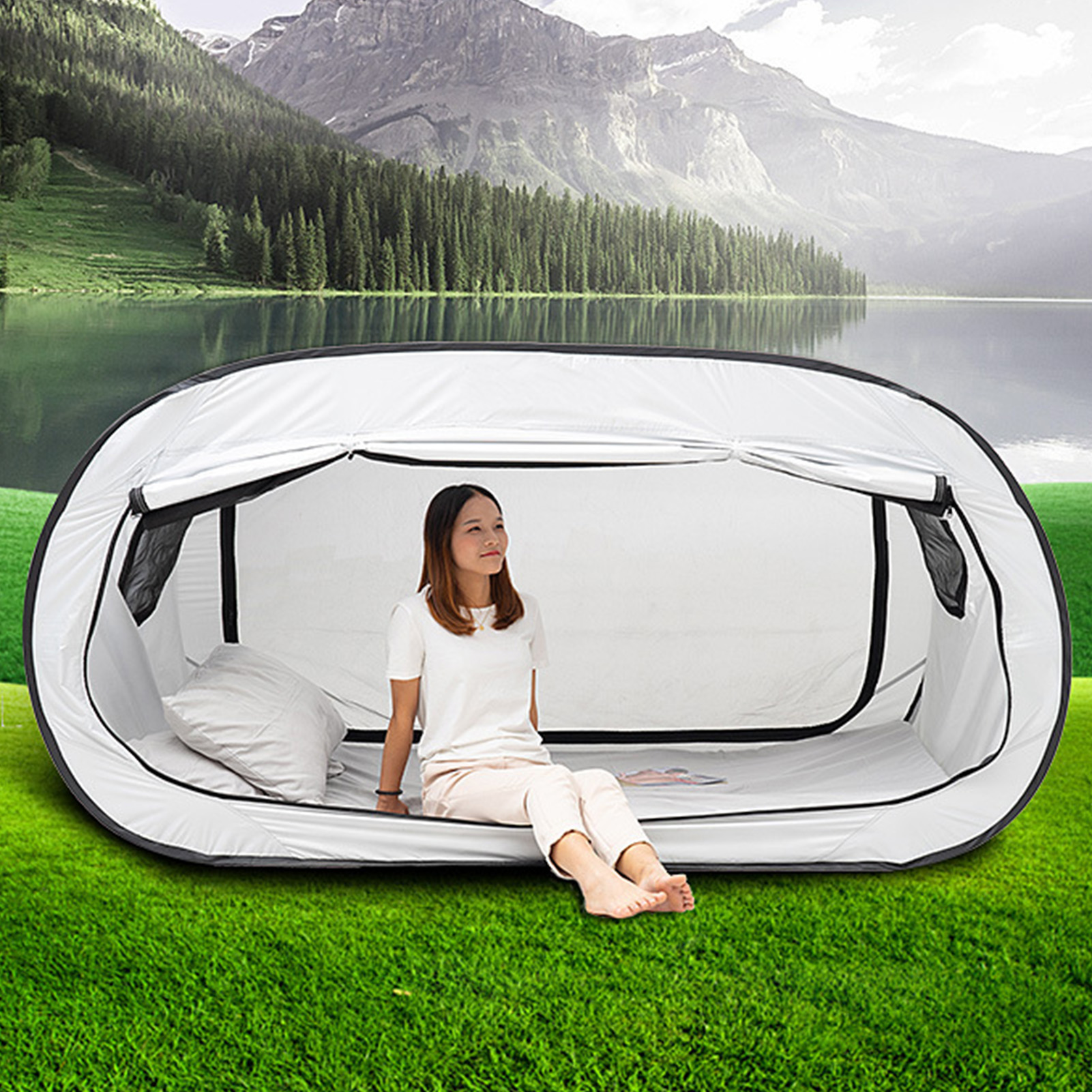 Kids Outdoor Daybed - NEW Outdoor Folding Privacy Bed Tent