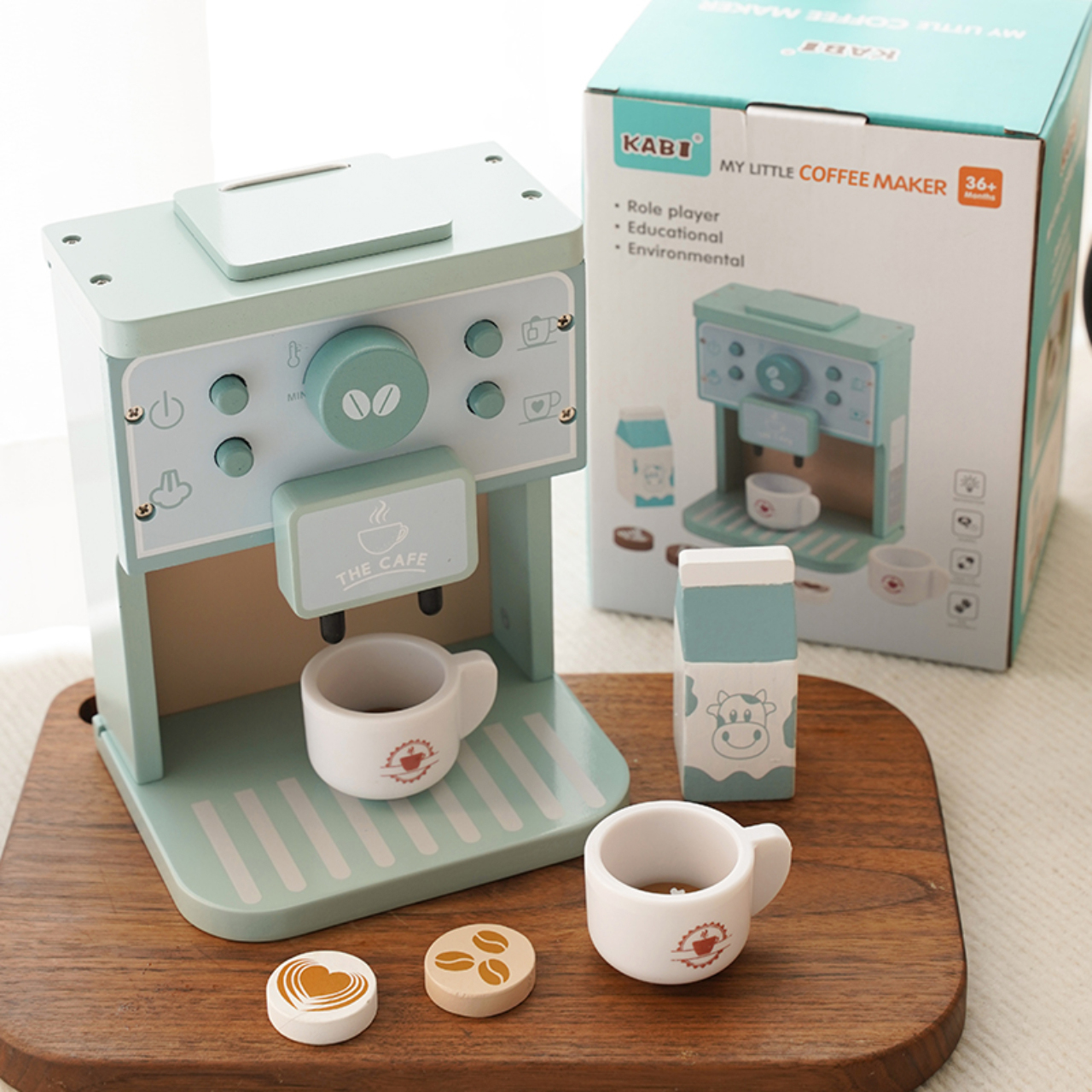 Kids Outdoor Kitchen Set - Kids Kitchen Toy Set Wooden Coffee
