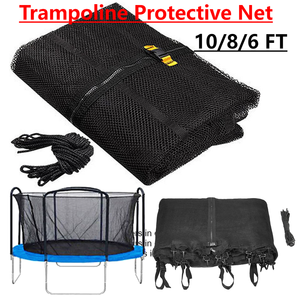 Kids Outdoor Trampoline - Trampolines Protective Net Children Jumping Pad
