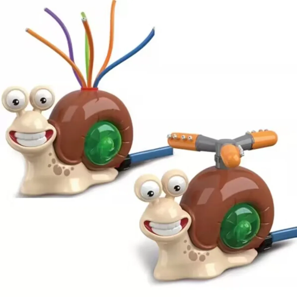 Kids Outdoor Yard Tools - Water Spray Outdoor Toy Snail Sprinkler