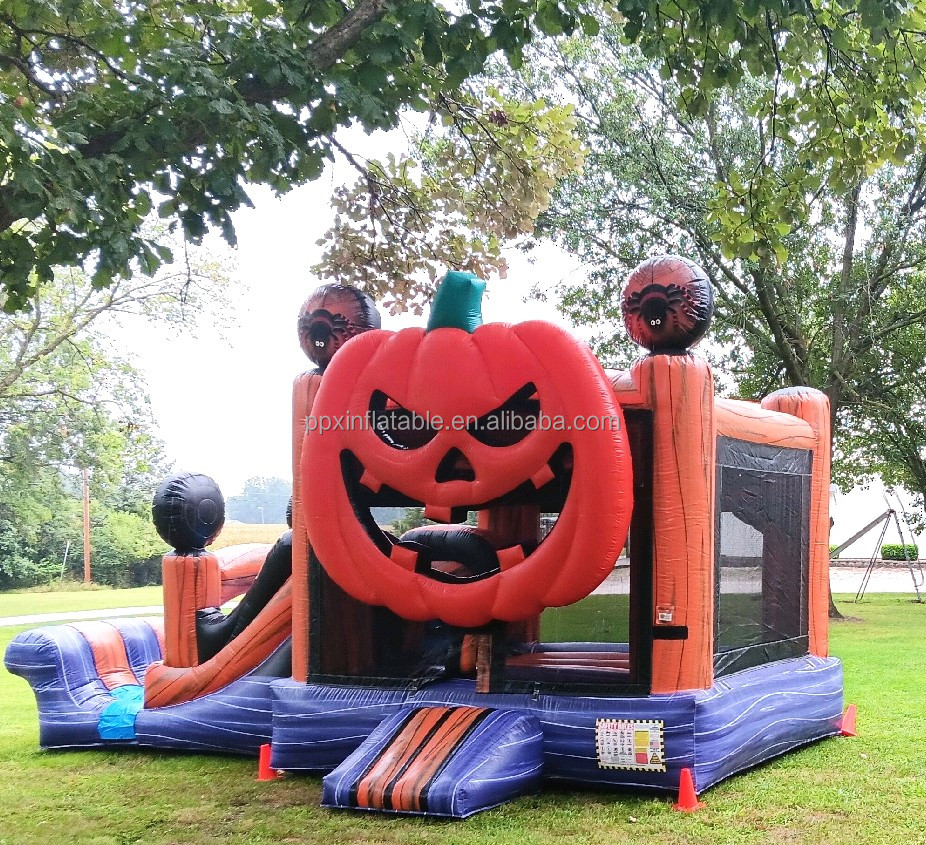 Kids Outdoor Trampoline - New Inflatable Halloween Bouncer Outdoor Large