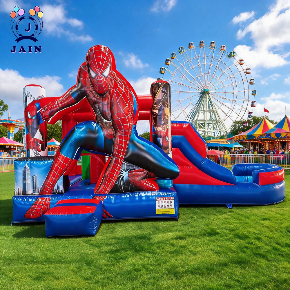 Kids Outdoor Trampoline - 20FT/13ft 3D Cartoon Commercial Grade Inflatable