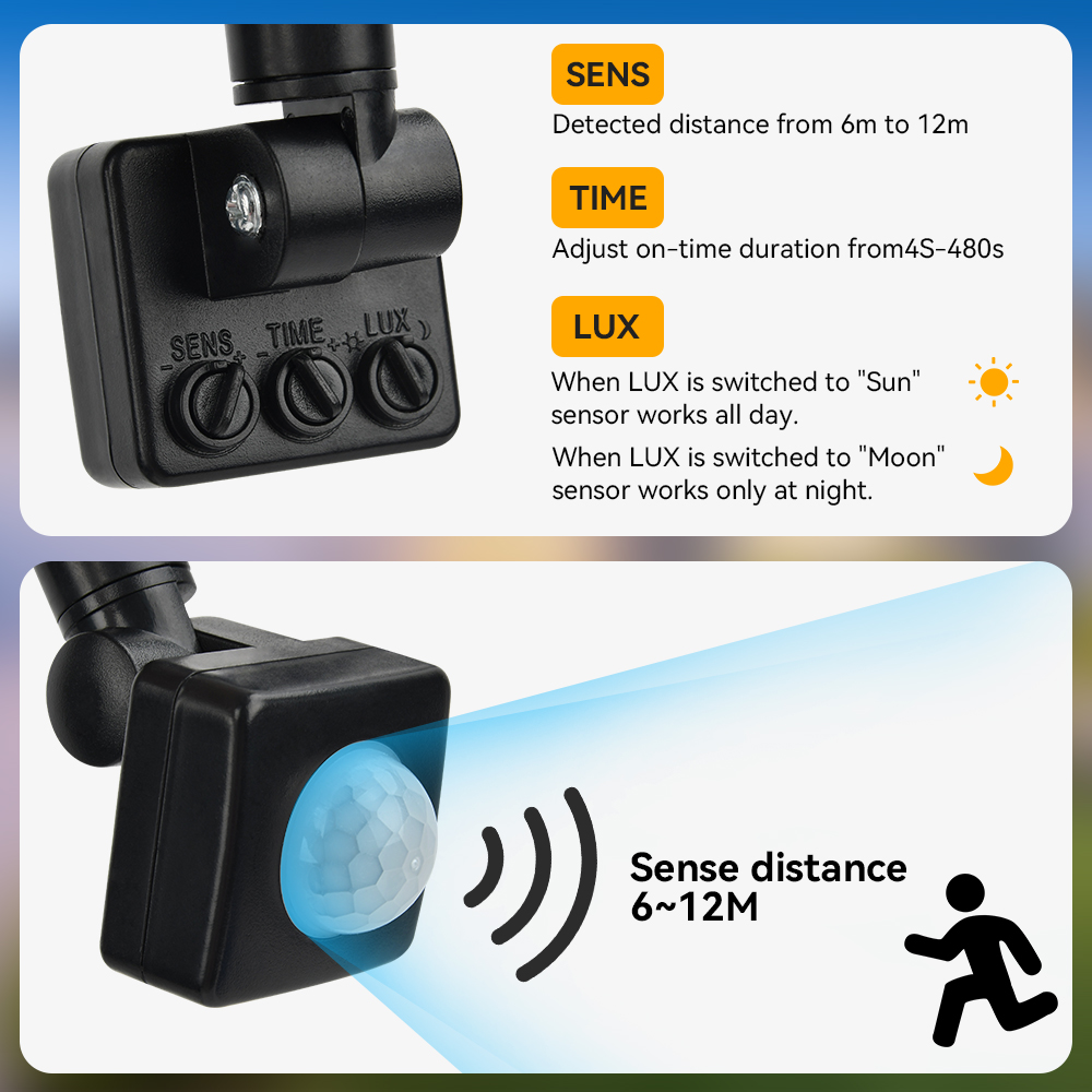 200W LED PIR Motion sensor flo - Balance Beam Outdoor incelemesi ve fiyatı
