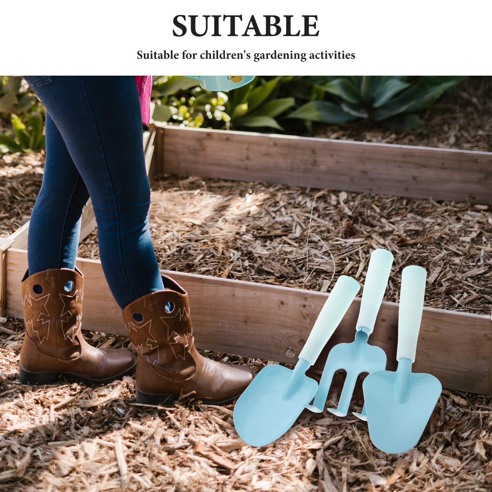 1Set Children's Gardening Set  - Kids Outdoor Yard Tools incelemesi ve fiyatı