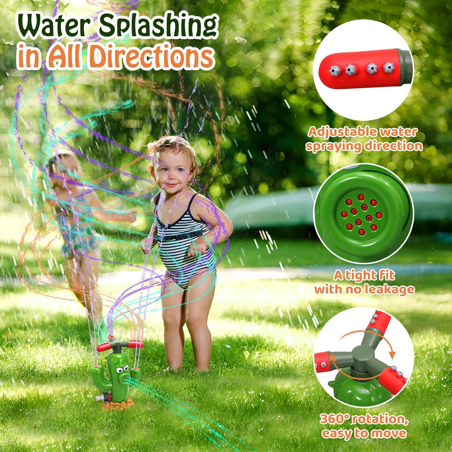 Water Spray Toy Cactus Sprinkl - Kids Outdoor Yard Tools incelemesi ve fiyatı