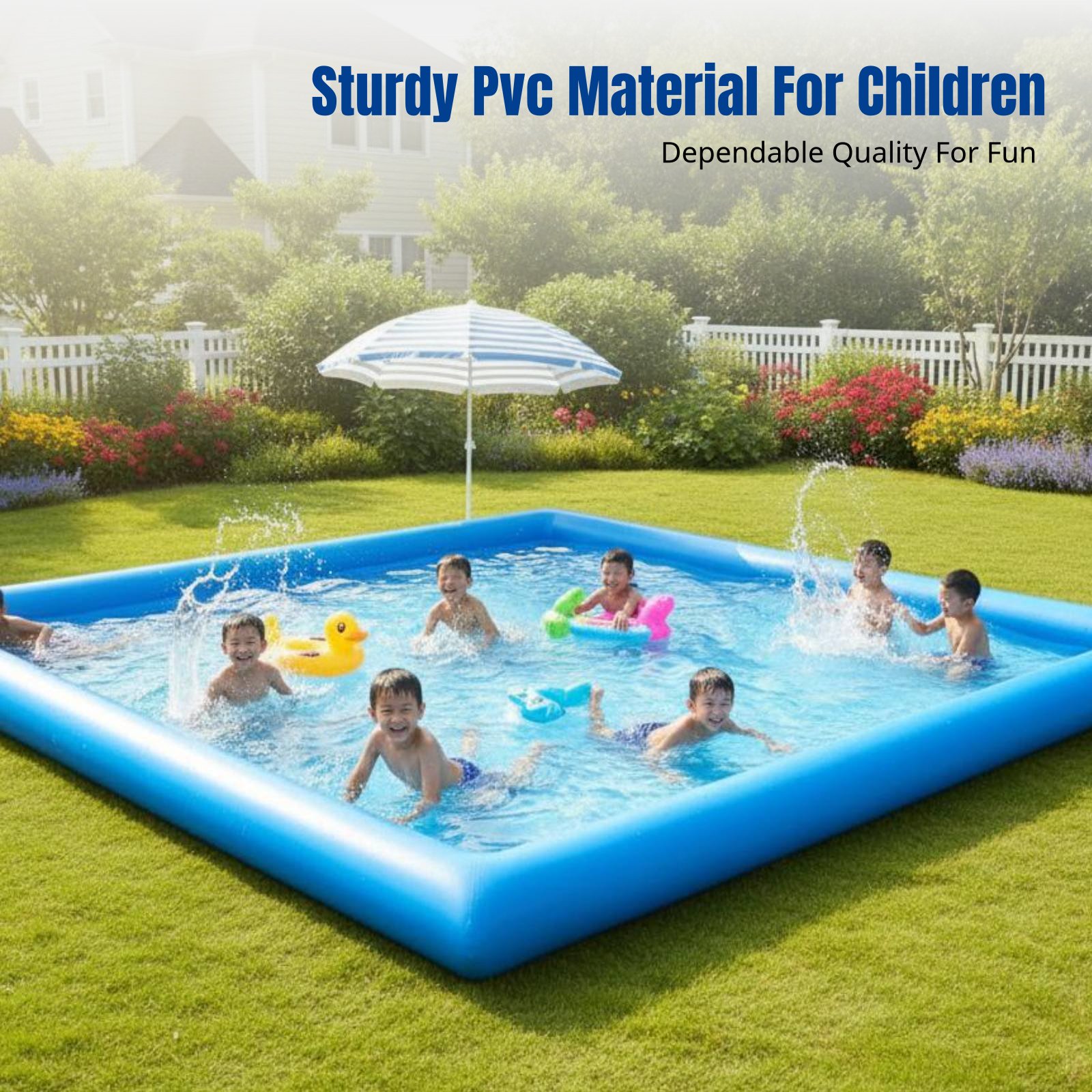Heavy-Duty Inflatable Pool, Ki - Kids Outdoor Area incelemesi ve fiyatı