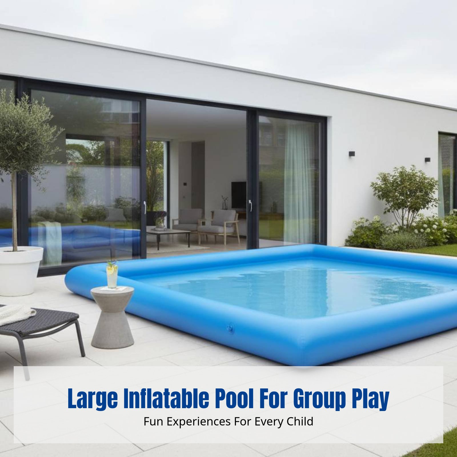 Heavy-Duty Inflatable Pool, Ki - Kids Outdoor Area incelemesi ve fiyatı