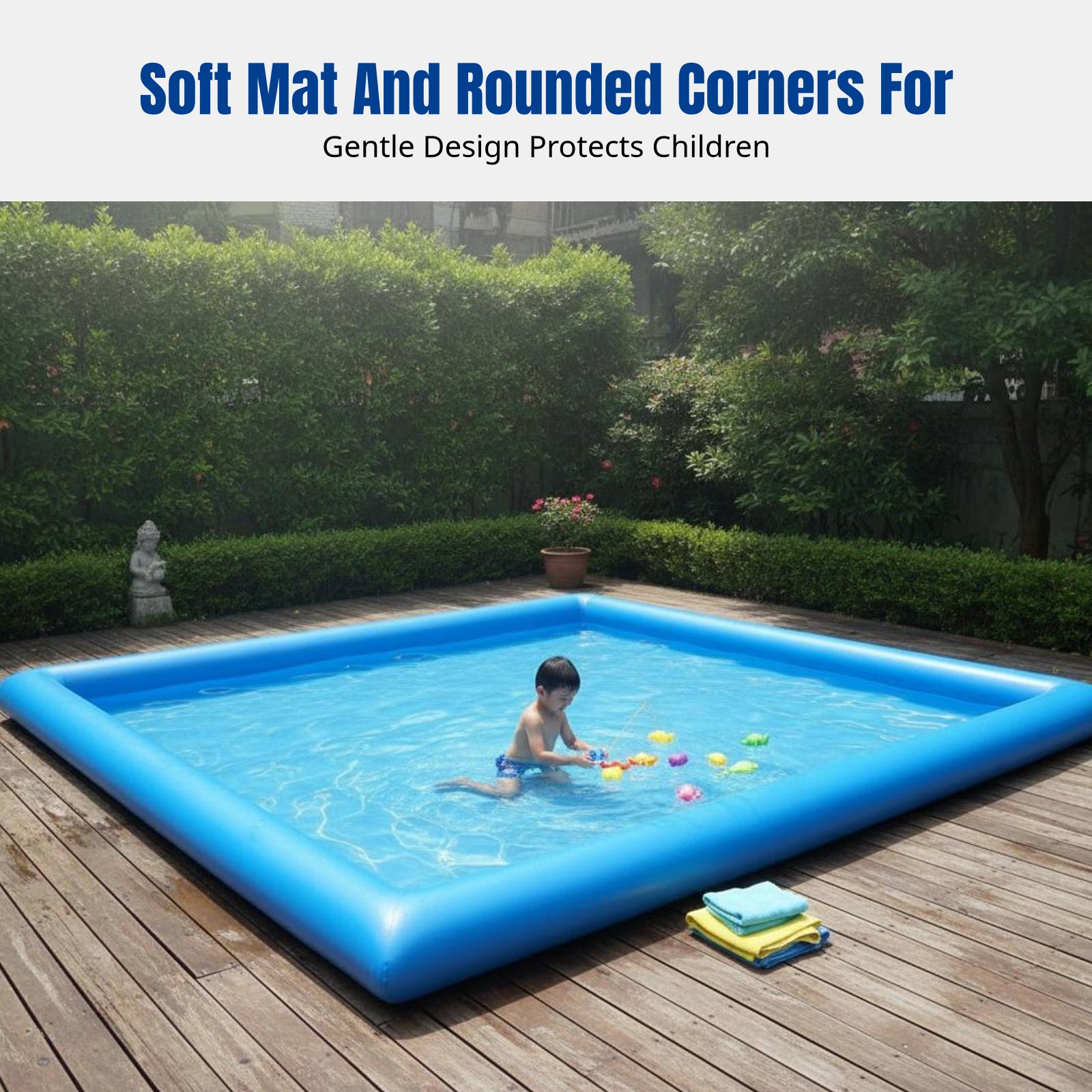 Heavy-Duty Inflatable Pool, Ki - Kids Outdoor Area incelemesi ve fiyatı