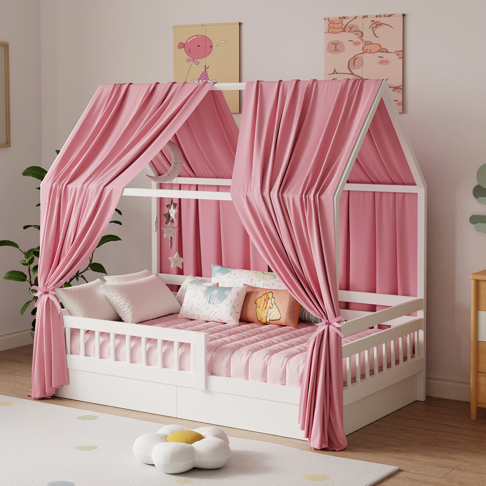 Bunk Bed Canopy 1/2-Piece Musl - Kids Outdoor Daybed incelemesi ve fiyatı