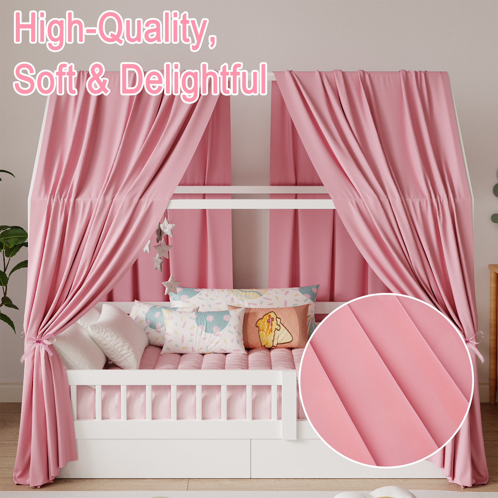 Bunk Bed Canopy 1/2-Piece Musl - Kids Outdoor Daybed incelemesi ve fiyatı