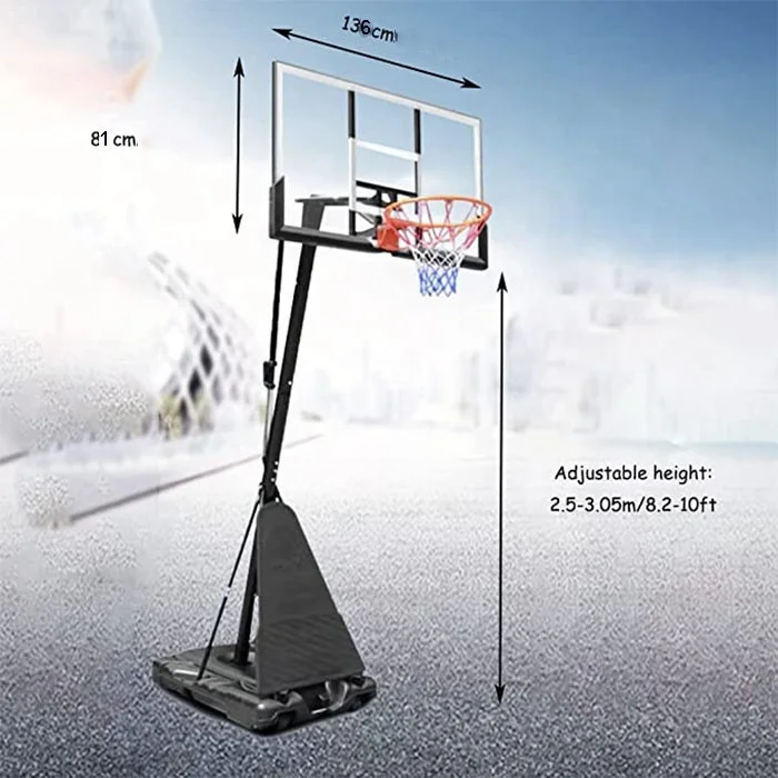 Mobile Basketball Stand Adjust - Basketball Hoop Outdoor incelemesi ve fiyatı