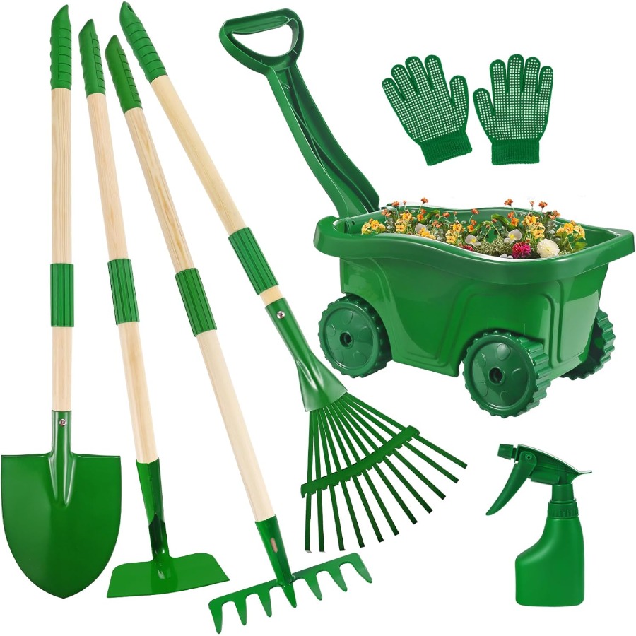 Kids Gardening Tools Set - 7pc - Kids Outdoor Yard Tools incelemesi ve fiyatı