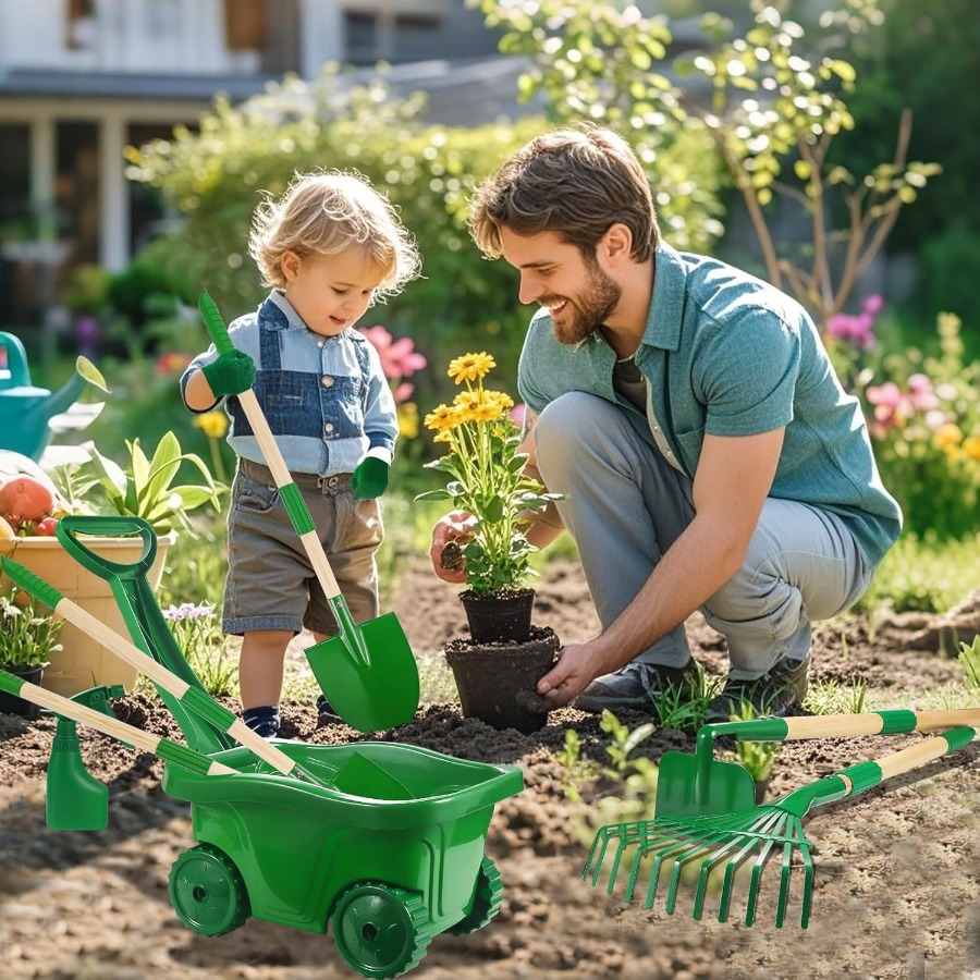 Kids Gardening Tools Set - 7pc - Kids Outdoor Yard Tools incelemesi ve fiyatı