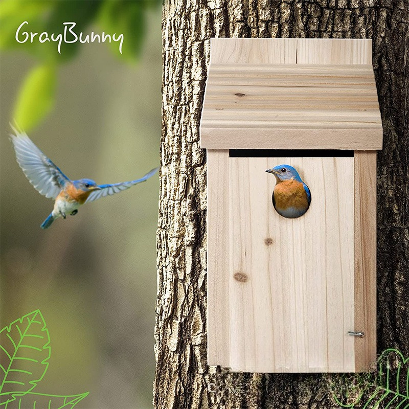 Outdoor Wooden Bird House Nest - Outdoor Kids In An Indoor World incelemesi ve fiyatı