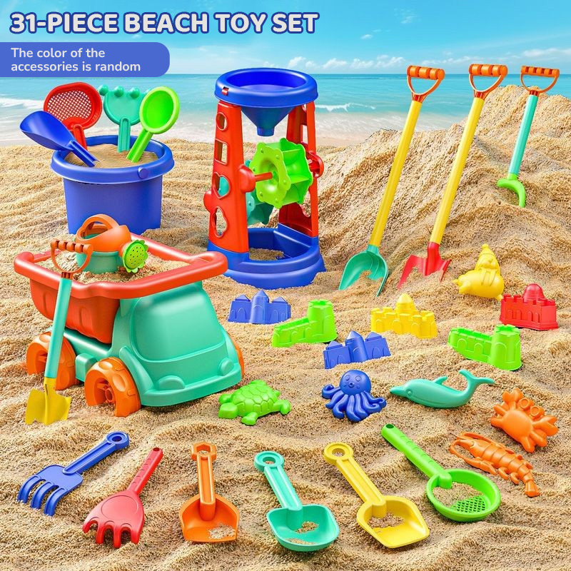31PC Set Sand-digging Tools Be - Kids Indoor Outdoor Cart incelemesi ve fiyatı