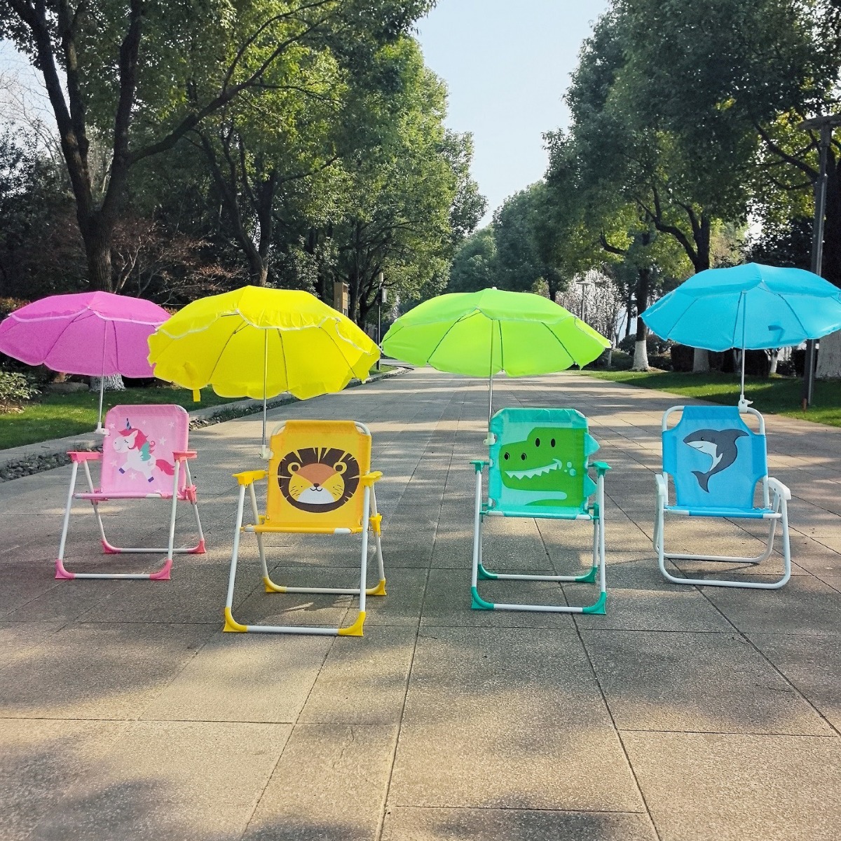 1 Set Folding Beach Chair with - Kids Outdoor Lawn Chair incelemesi ve fiyatı