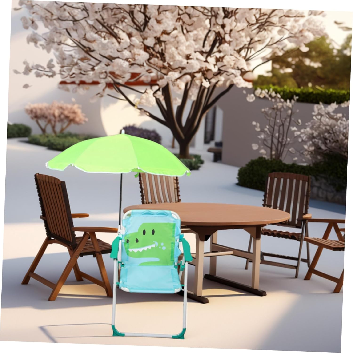 1 Set Folding Beach Chair with - Kids Outdoor Lawn Chair incelemesi ve fiyatı