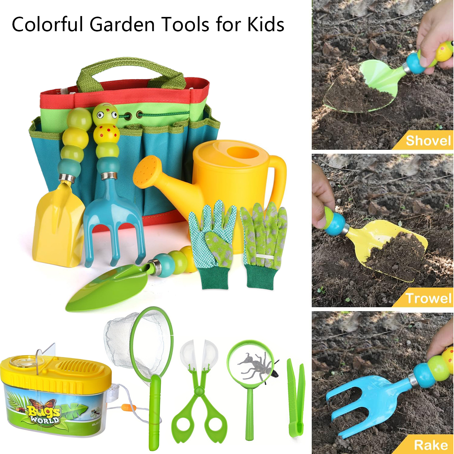 Colorful Garden Tools Toys for - Kids Outdoor Yard Tools incelemesi ve fiyatı