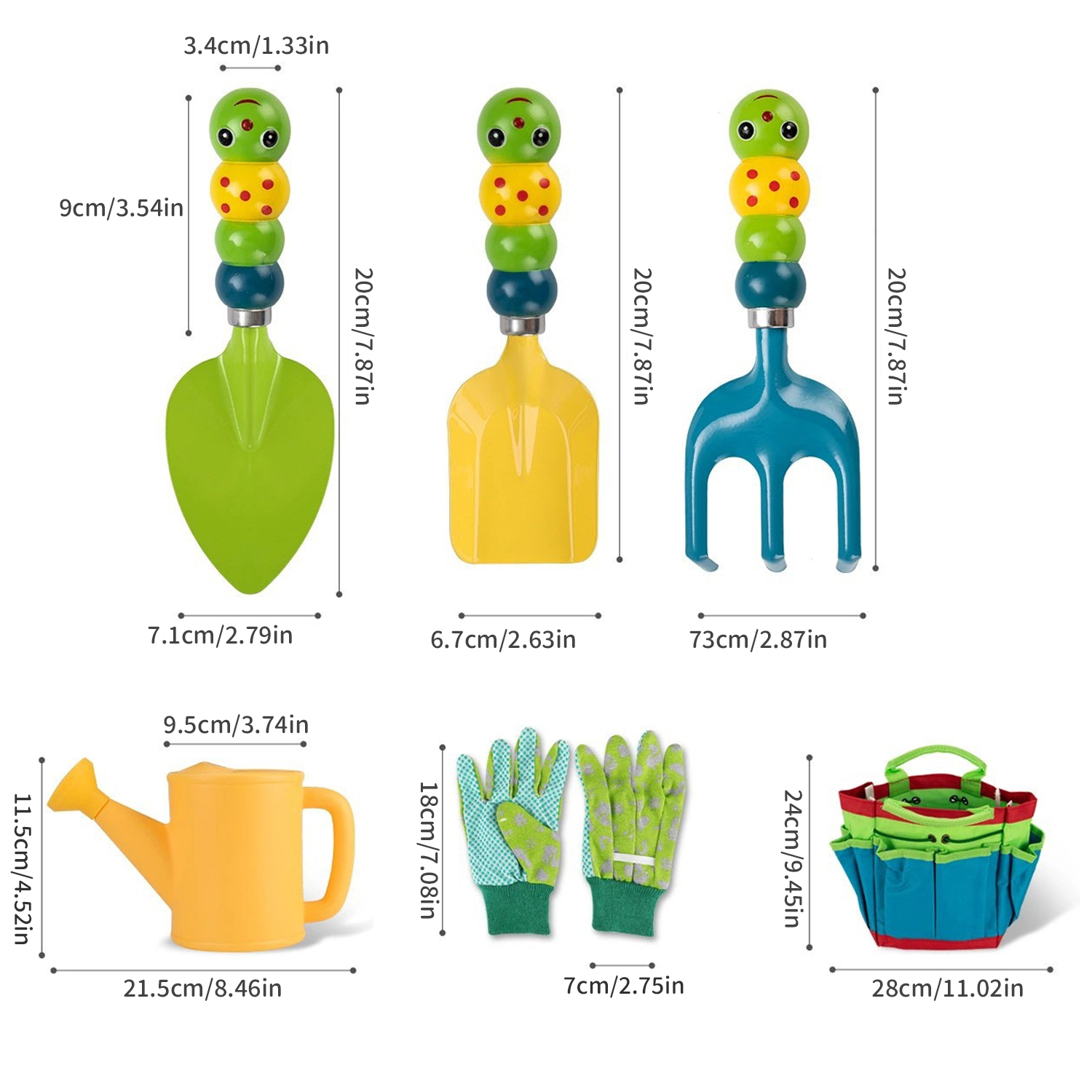 Colorful Garden Tools Toys for - Kids Outdoor Yard Tools incelemesi ve fiyatı