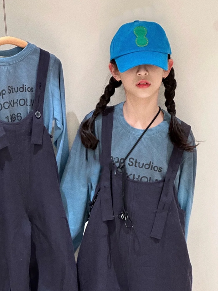 Blue Casual Outdoor Children's - Kids Outdoor Overalls incelemesi ve fiyatı