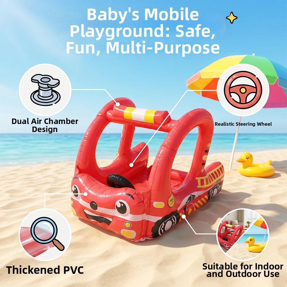 Inflatable Fire Truck with Bal - Outdoor Kids In An Indoor World incelemesi ve fiyatı