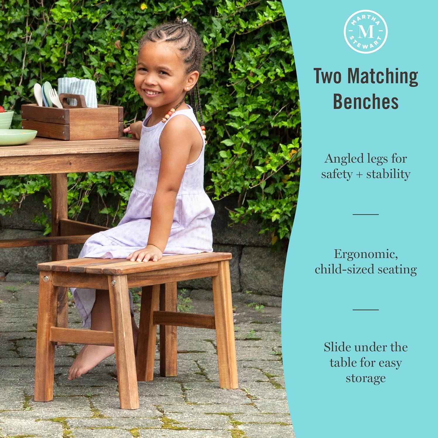 Kids Outdoor Table & Bench Set - Kids Outdoor Wooden Table incelemesi ve fiyatı