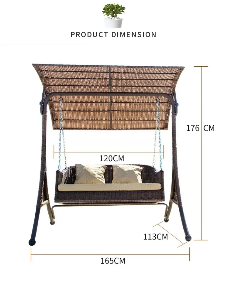 Hot sale2-Person Garden Rattan - Kids Outdoor Lawn Chair incelemesi ve fiyatı