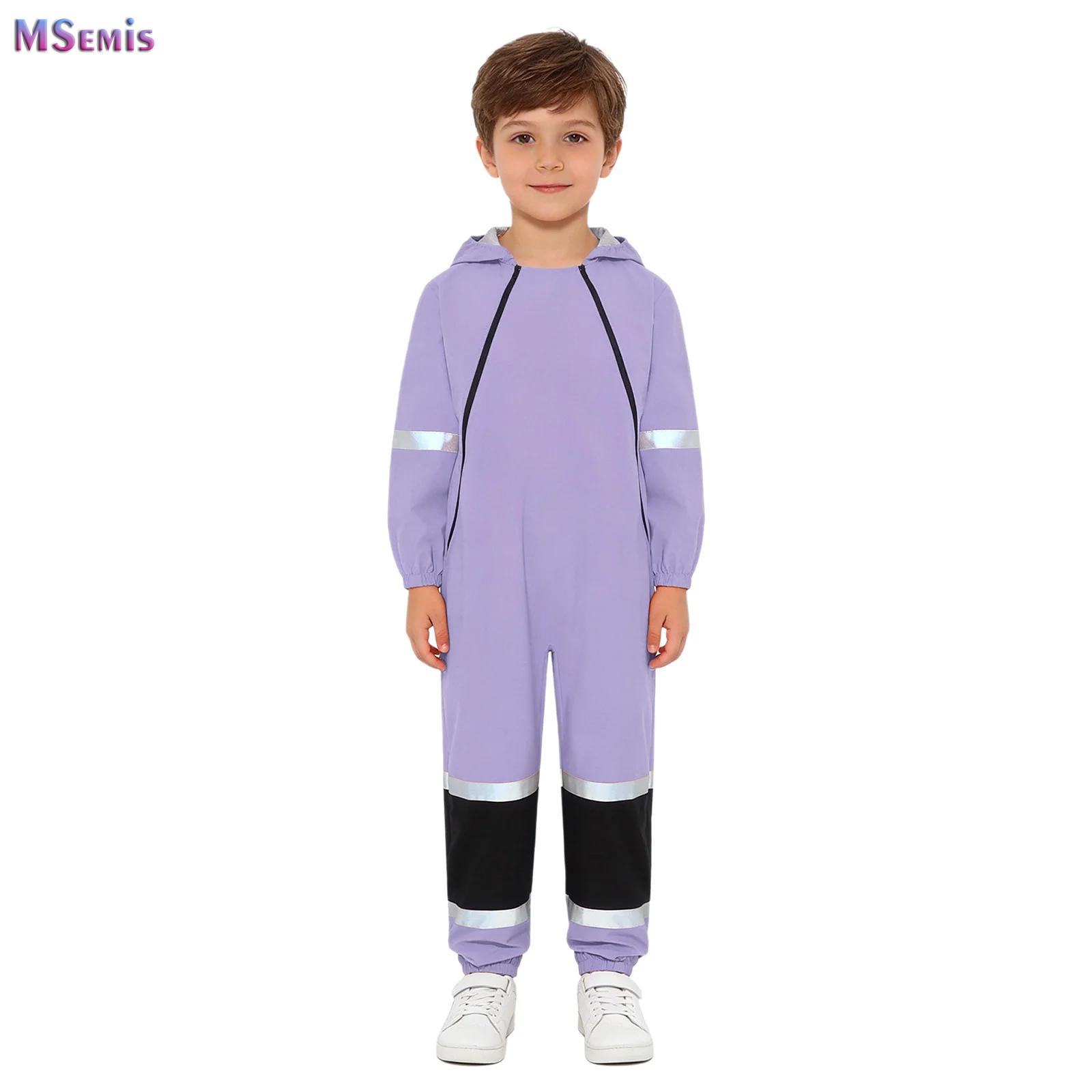Boys Girls Rain Suit Waterproo - Kids Outdoor Overalls incelemesi ve fiyatı
