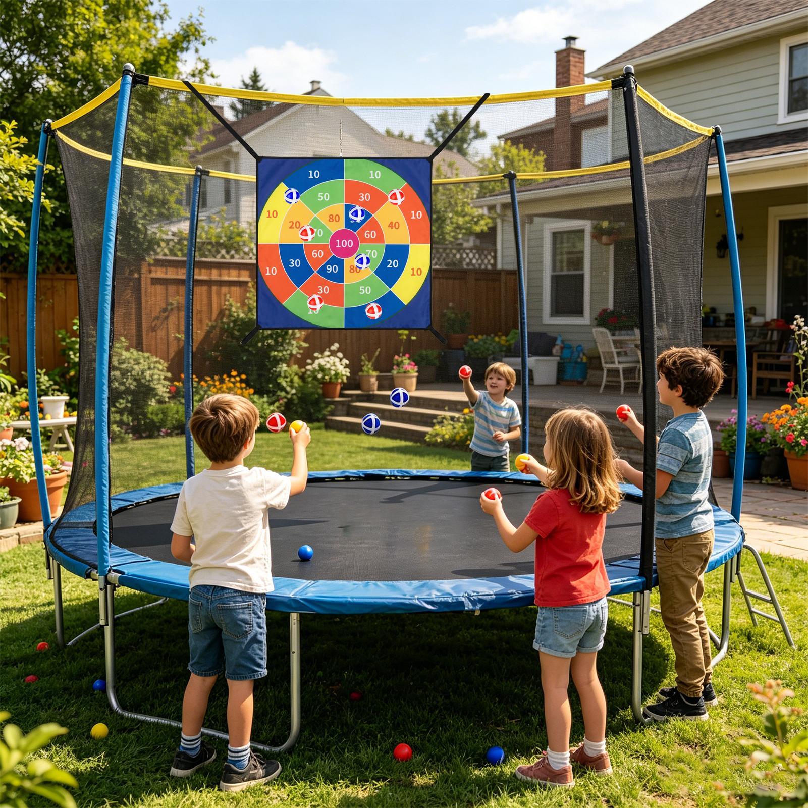 Trampoline Sticky Ball Dart Bo - Kids Outdoor Trampoline incelemesi ve fiyatı