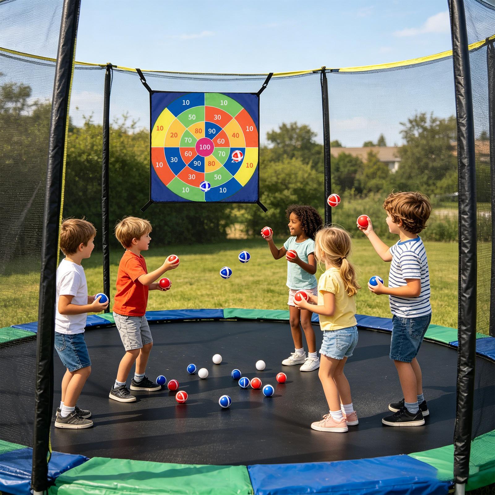 Trampoline Sticky Ball Dart Bo - Kids Outdoor Trampoline incelemesi ve fiyatı