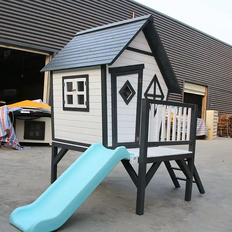 Factory Kids Outdoor Cubby Pla - Kids Outdoor Wooden Playhouse incelemesi ve fiyatı
