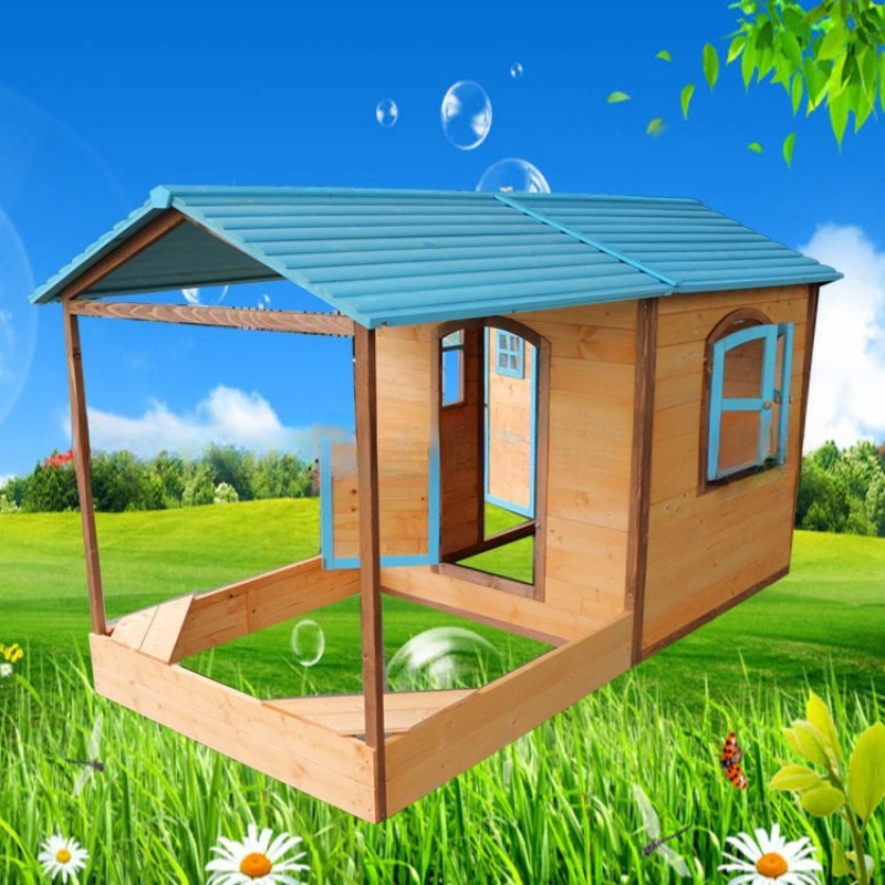 Wooden Large Outdoor Toys Kids - Kids Outdoor Wooden Playhouse incelemesi ve fiyatı