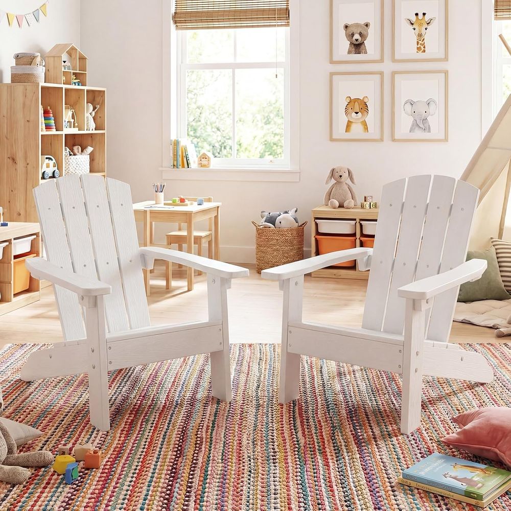 Kids Adirondack Chair, All-Wea - Kids Outdoor Lawn Chair incelemesi ve fiyatı