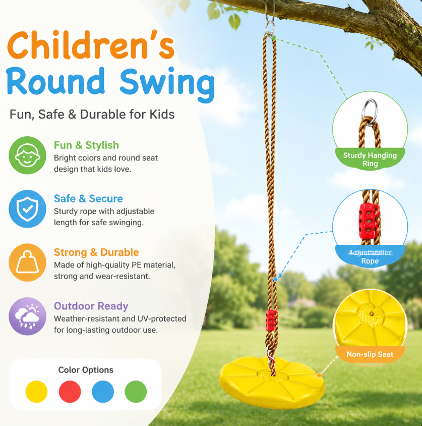 Thickened Octagonal Petal Swin - Kids Outdoor Seating incelemesi ve fiyatı