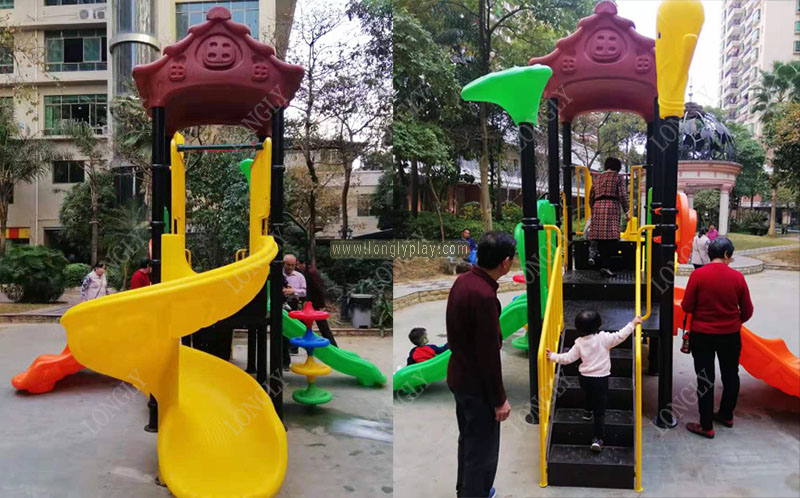 Outdoor Playground Plastic Sli - Kids Outdoor Area incelemesi ve fiyatı