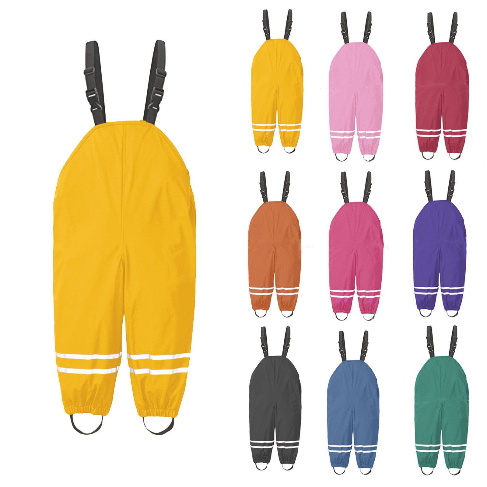 1-8Y Rain Pants Toddler Kids R - Kids Outdoor Overalls incelemesi ve fiyatı