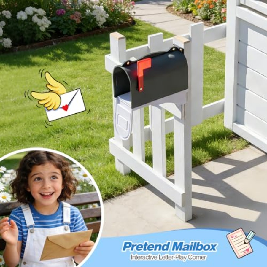 Outdoor playhouse for kids 3-1 - Kids Outdoor Wooden Playhouse incelemesi ve fiyatı