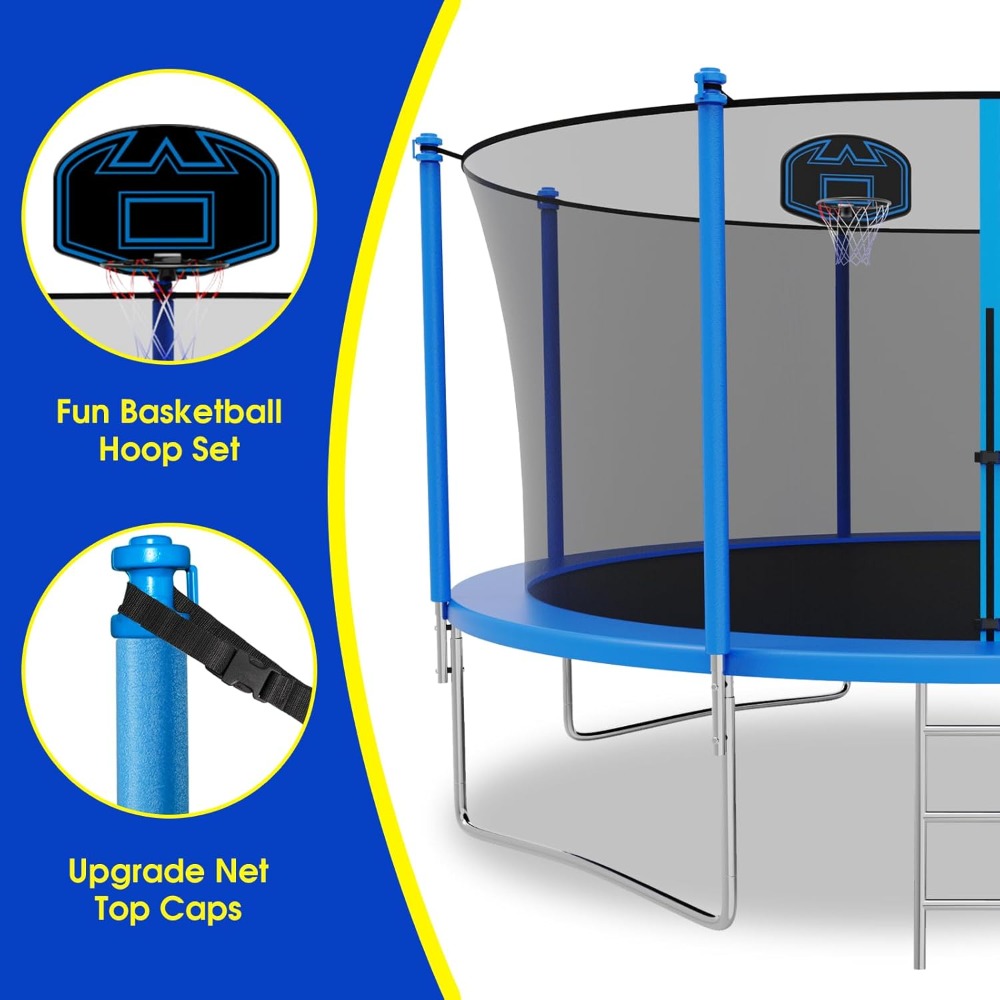 12FT Windproof Outdoor Trampol - Kids Outdoor Trampoline incelemesi ve fiyatı