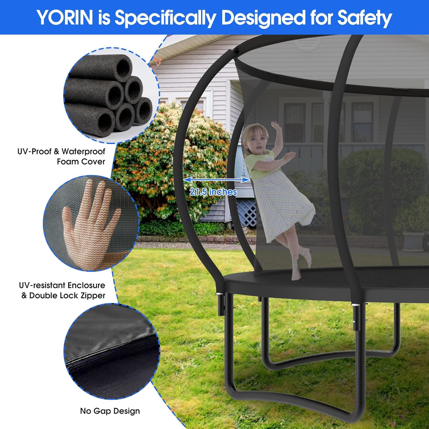Large Outdoor Trampoline with  - Kids Outdoor Trampoline incelemesi ve fiyatı