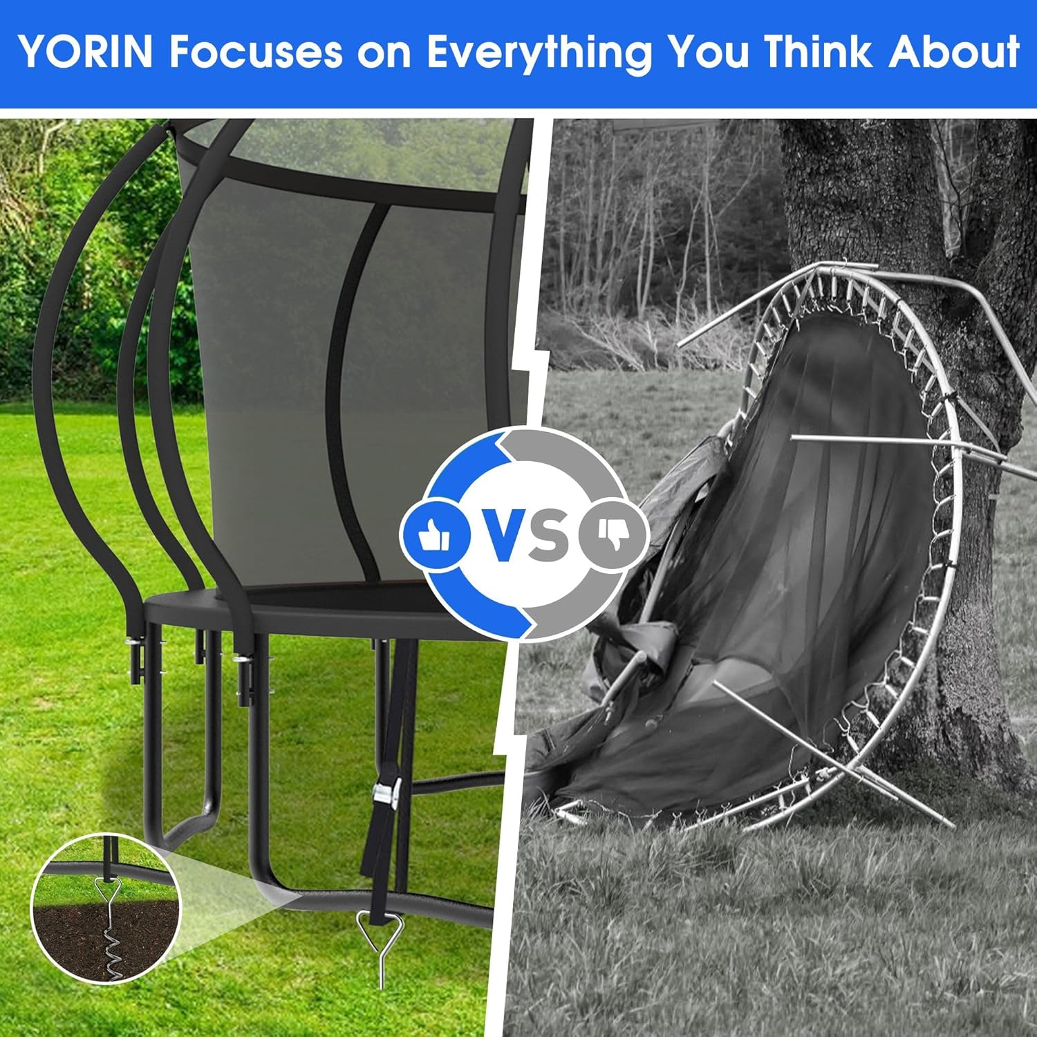 Large Outdoor Trampoline with  - Kids Outdoor Trampoline incelemesi ve fiyatı