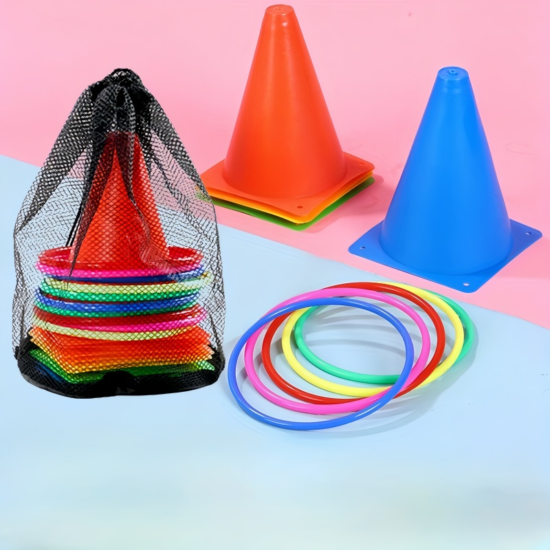 1Set Toss Cones Rings Party Ga - Kids Outdoor Yard Tools incelemesi ve fiyatı