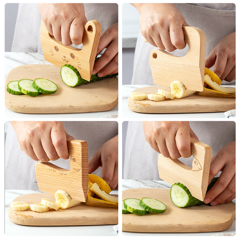 Wooden Kids Knife for Cooking  - Kids Outdoor Kitchen Set incelemesi ve fiyatı