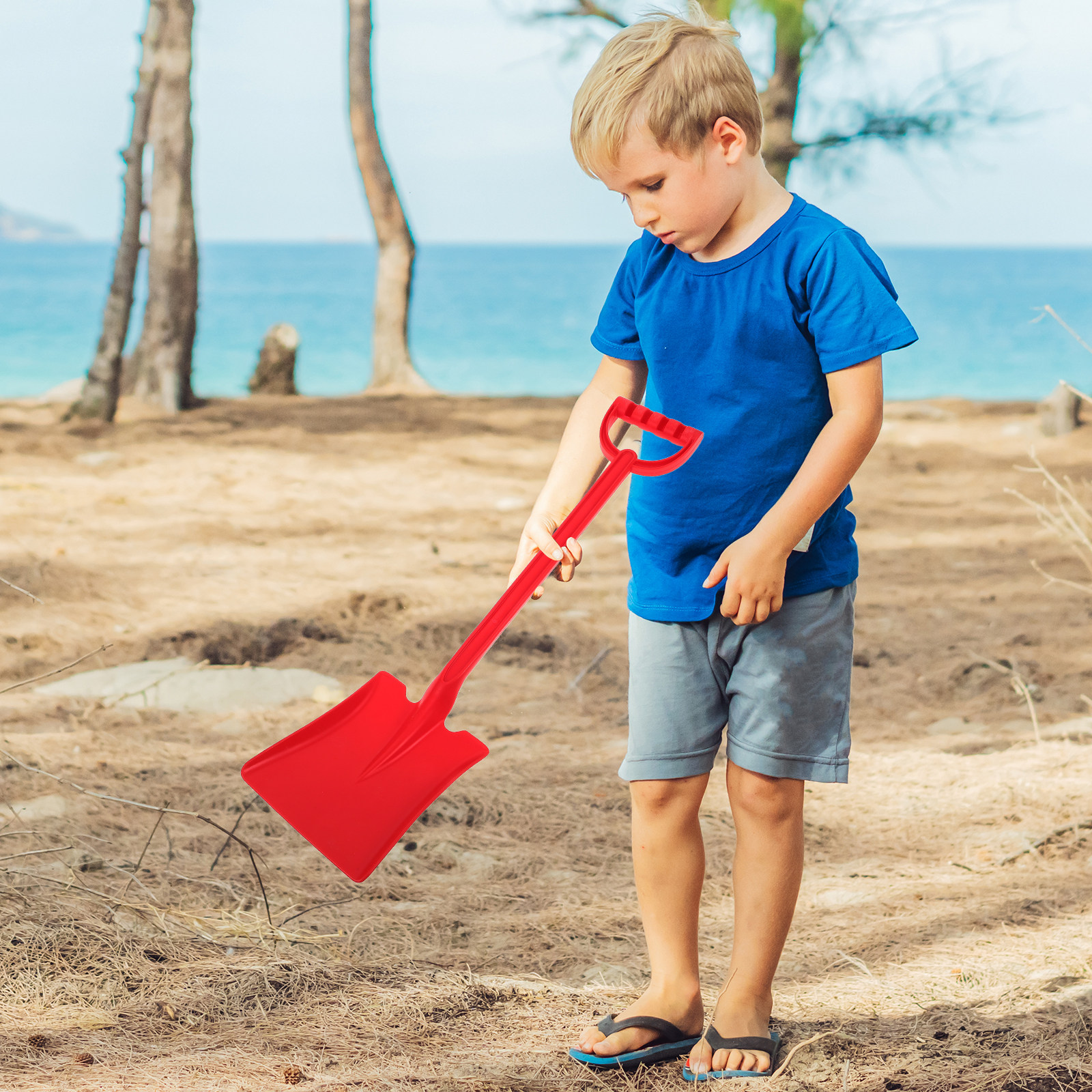 Kids Plastic Beach Shovel Snow - Kids Outdoor Yard Tools incelemesi ve fiyatı