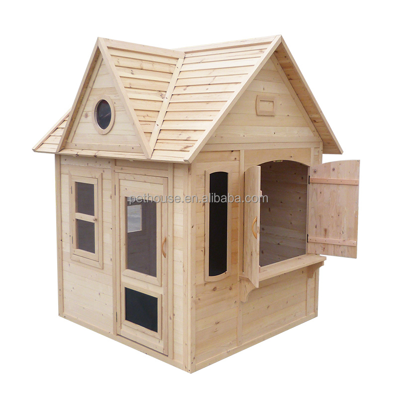 Children Wood Playhouses Kids  - Kids Outdoor Wooden Playhouse incelemesi ve fiyatı
